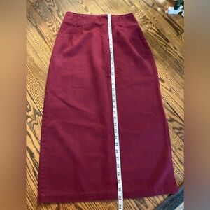 Vintage Vivaldi made in the USA ladies side slit skirt Sz 6